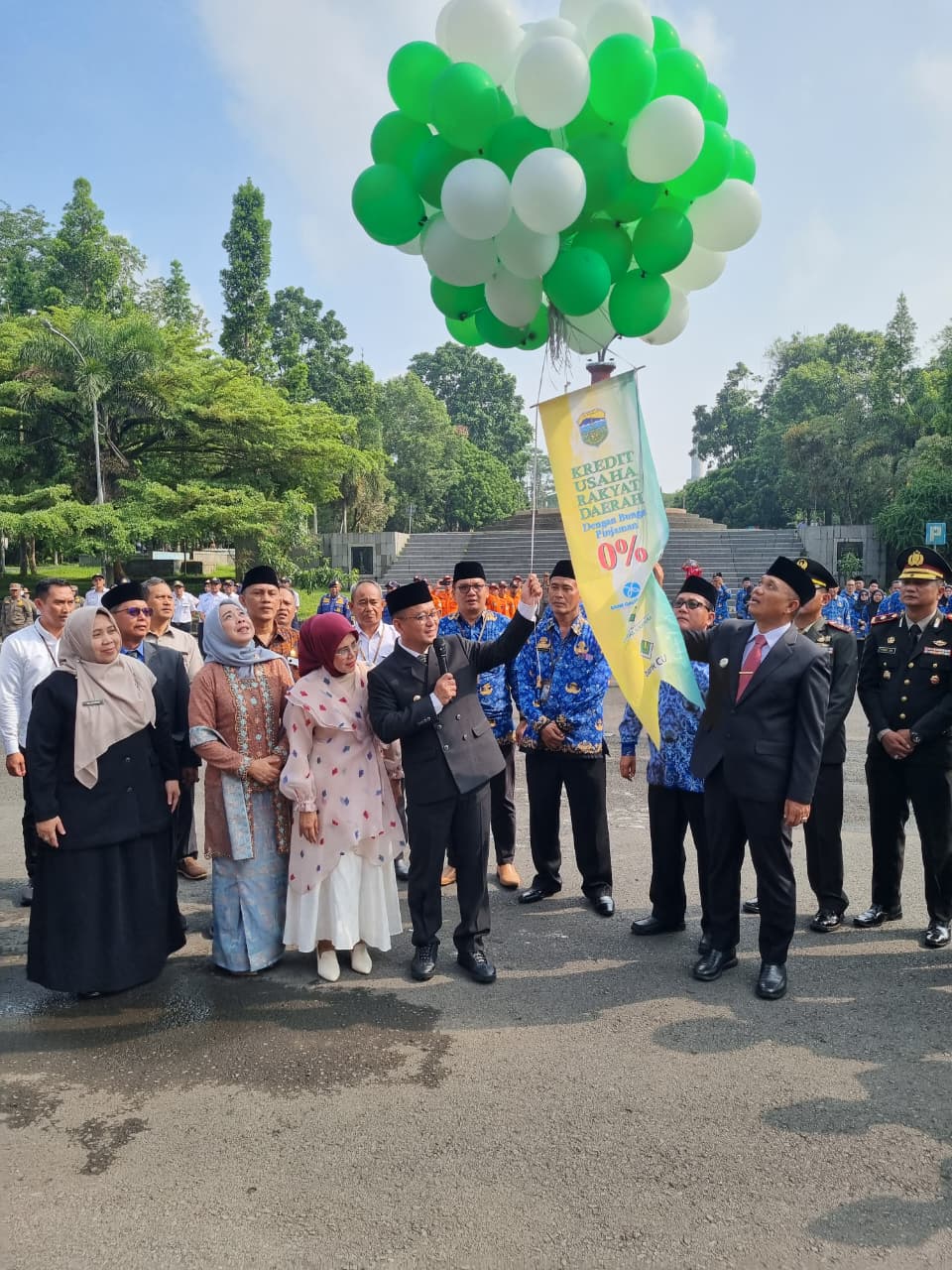 Peresmian Program KURDA Bunga 0% di Upacara Hari Kebangkitan Nasional di Pemkab Tasikmalaya