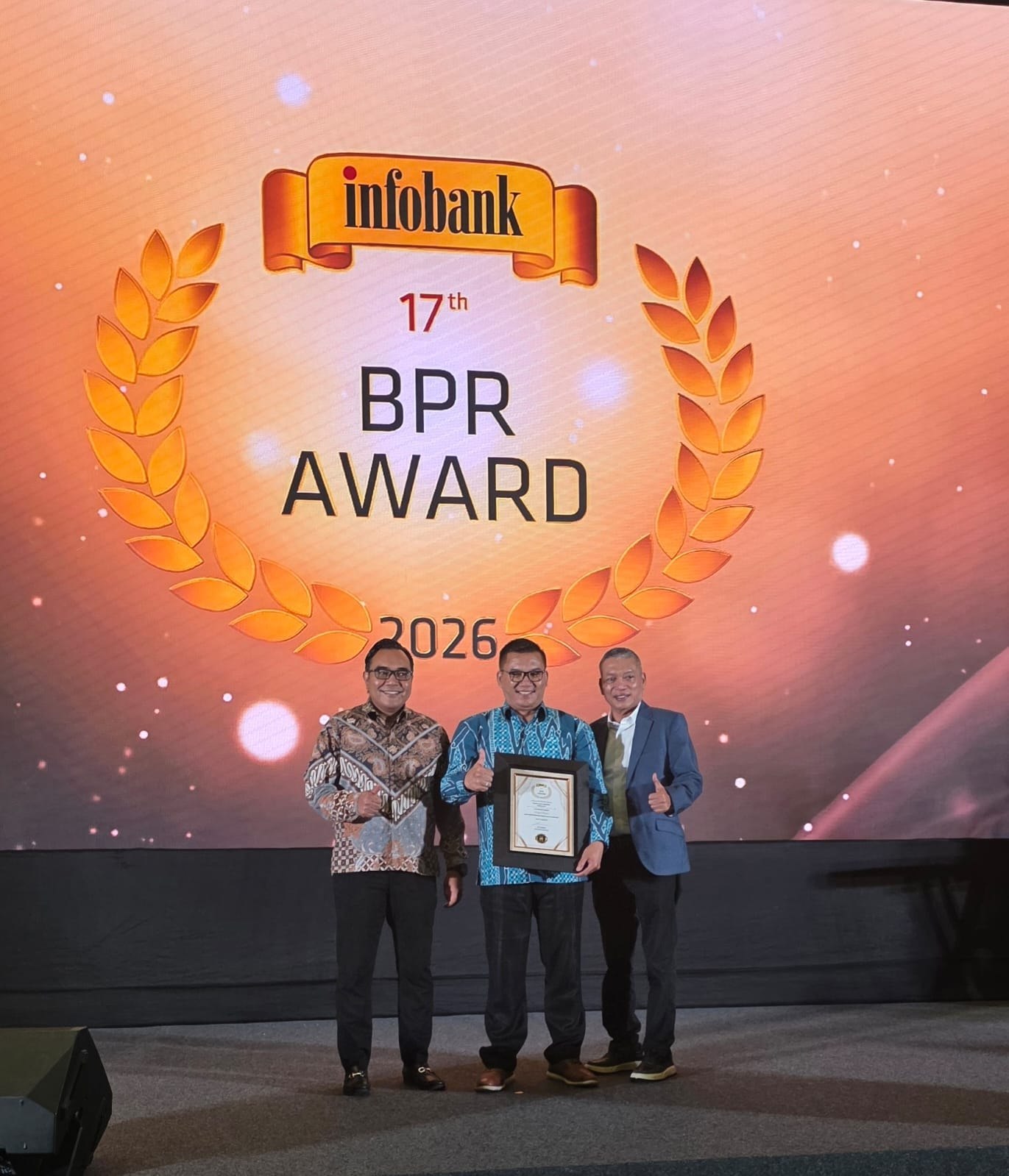 BPR Artha Sukapura Raih Penghargaan dari Infobank dengan Kinerja Sangat Baik Tahun 2025